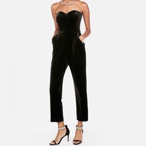 Express velvet jumpsuit